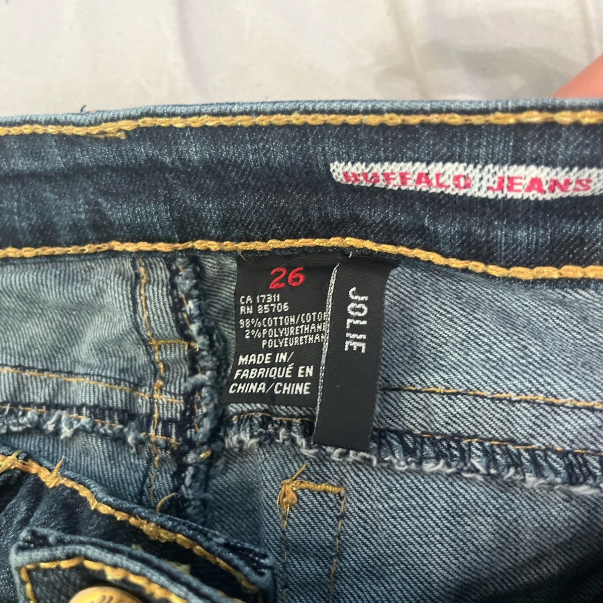 Vintage Rare butterfly jeans Size 26" / US 2 / IT 38 - 8 Thumbnail