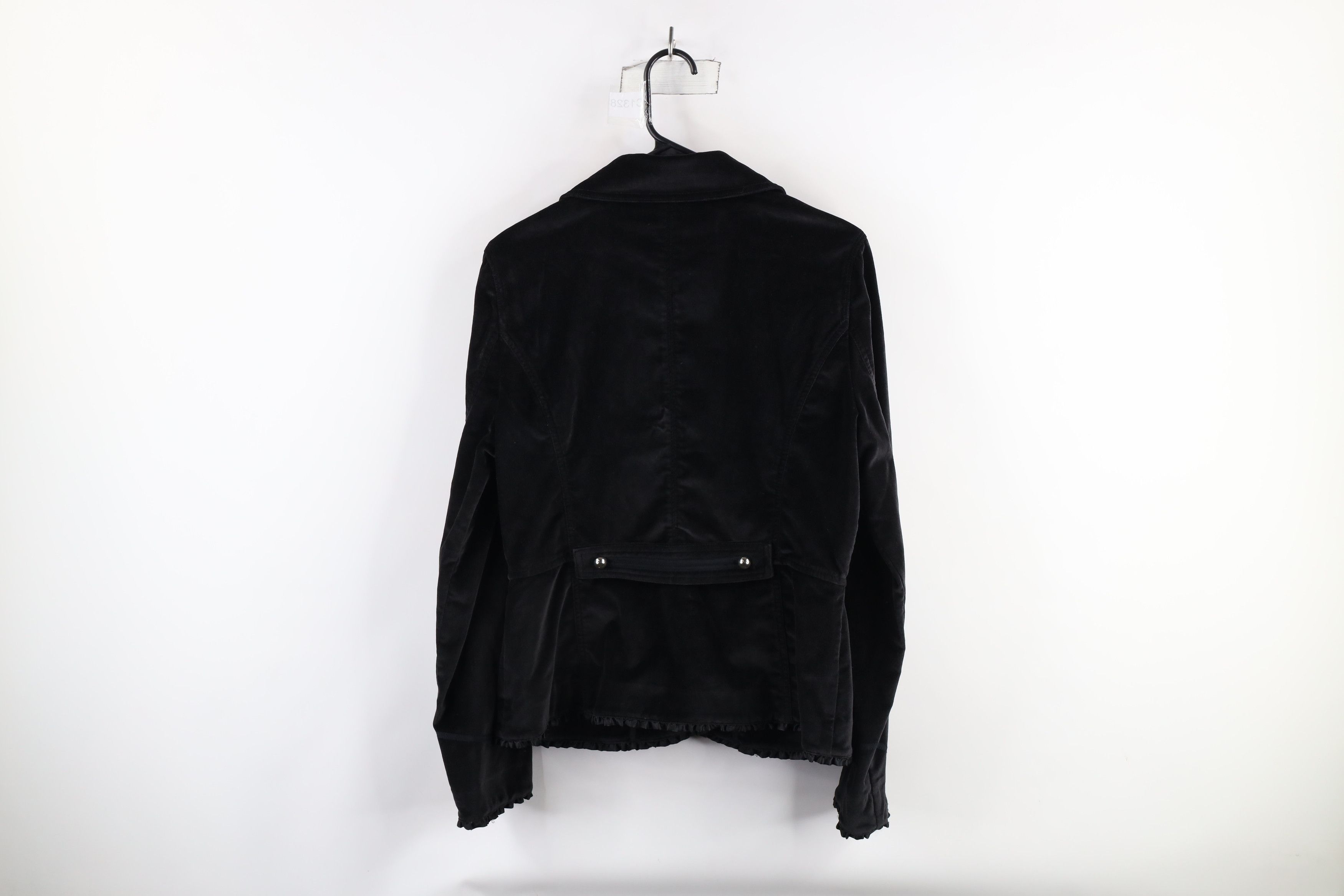 Vintage × White House Black Market White House Black Market Trim Velour Military Blazer Jacket Size L / US 10 / IT 46 - 10 Thumbnail