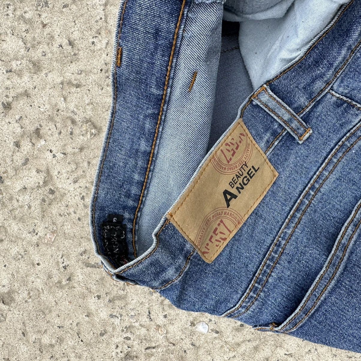 Japanese Brand × Y/Project Vintage Japanese Style Crazy Fit Flare Jeans Y2K 00s USA Size 27" / US 4 / IT 40 - 5 Thumbnail