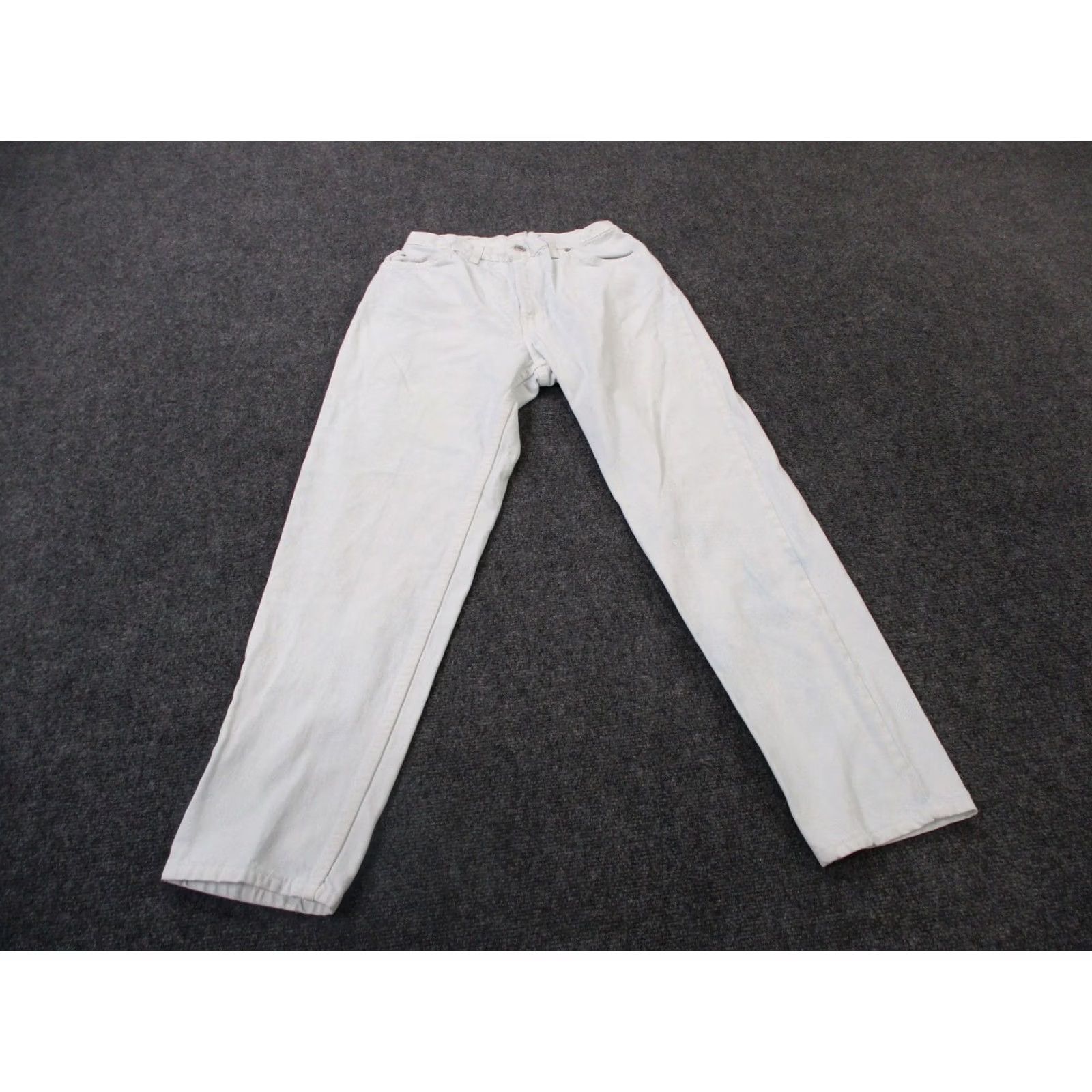 Levi's Levi's Jeans Women 10 Short Denim Straight Relaxed Tapered 550 Orange Tab White 28x30 Womens Jeans Size 28" / US 6 / IT 42 - 2 Thumbnail
