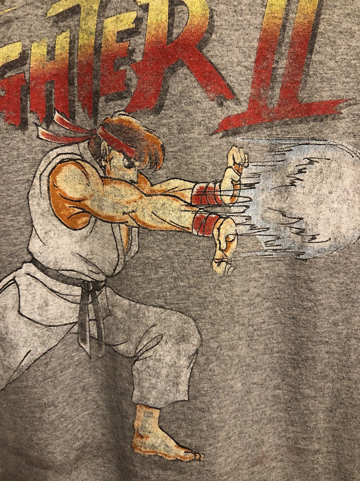 Japanese Brand × Street Fighter × Vintage Vintage Faded Y2K Capcom Street Fighter II T Shirt Ryu Size US L / EU 52-54 / 3 - 4 Thumbnail