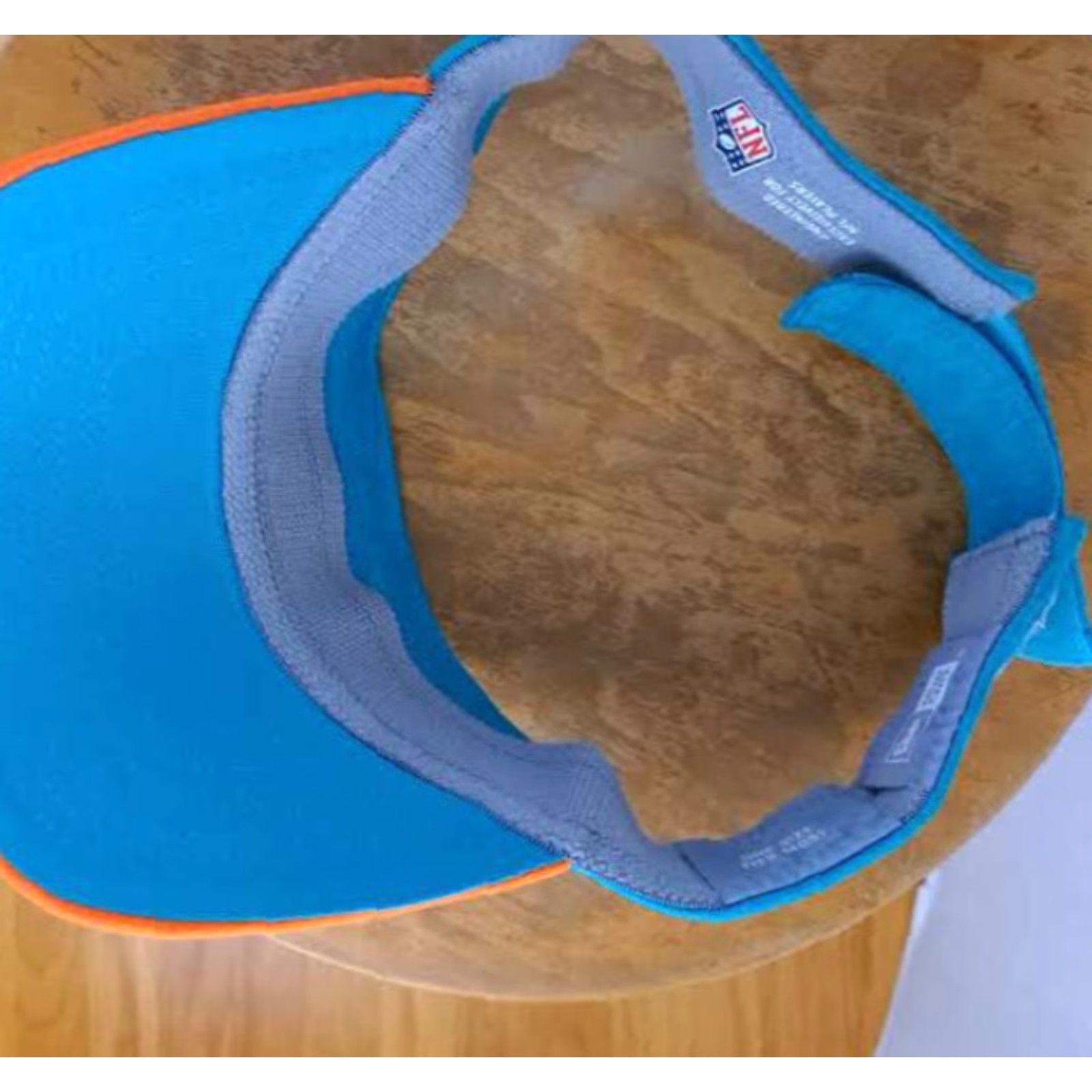 New Era New Era Miami Dolphins Visor Hat Adjustable Unisex Adults Multicolor Football Cap Size ONE SIZE - 4 Thumbnail