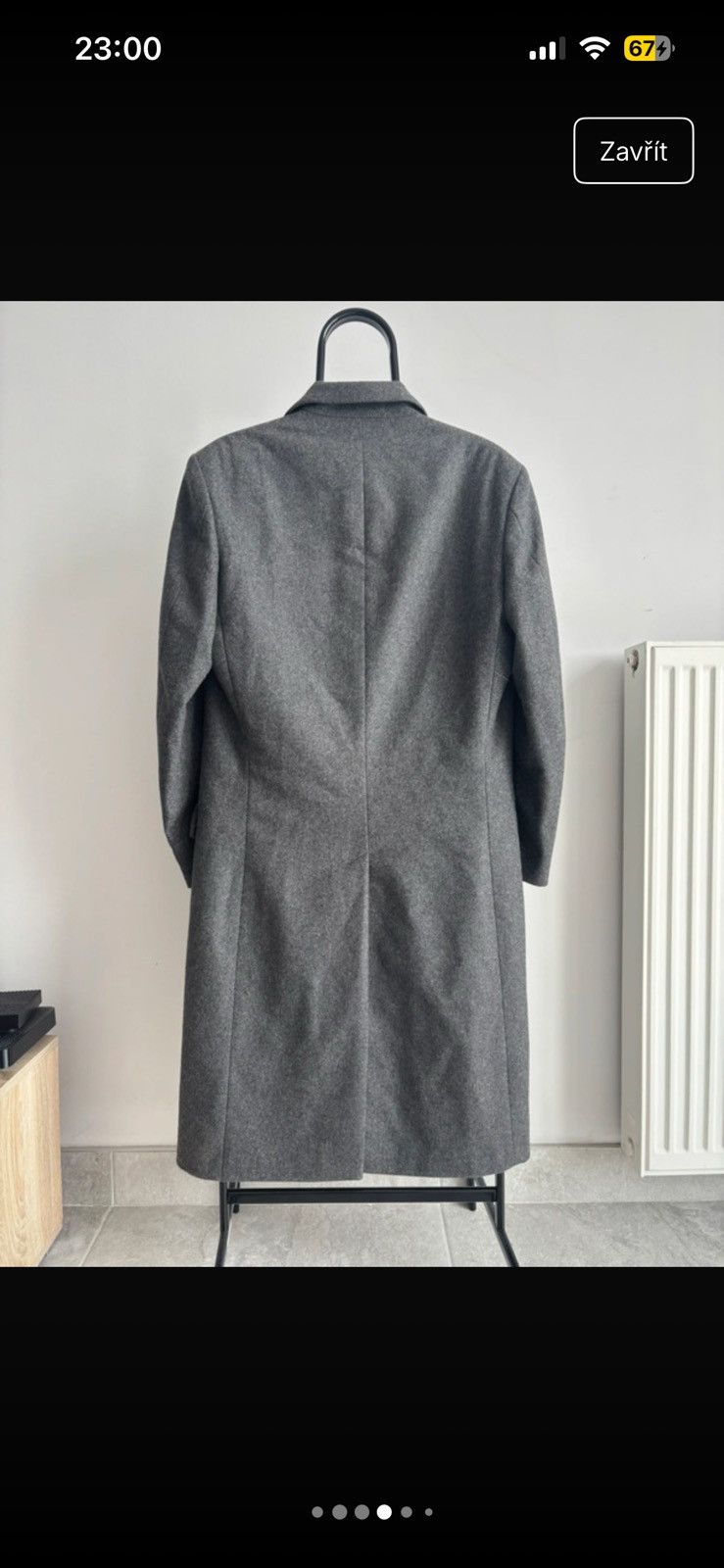 Yves Saint Laurent Yves Saint Laurent – Vintage 90s Minimalist Wool Overcoat Size US M / EU 48-50 / 2 - 4 Thumbnail