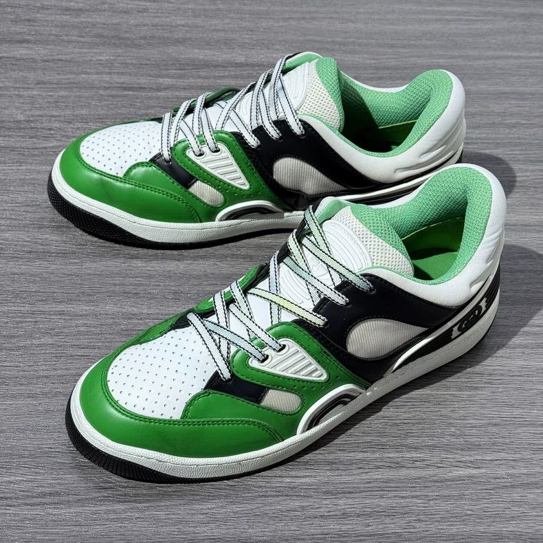 Gucci GUCCI Basket Low Top Sneakers - dmc Size US 7.5 / EU 40-41 - 1 Thumbnail