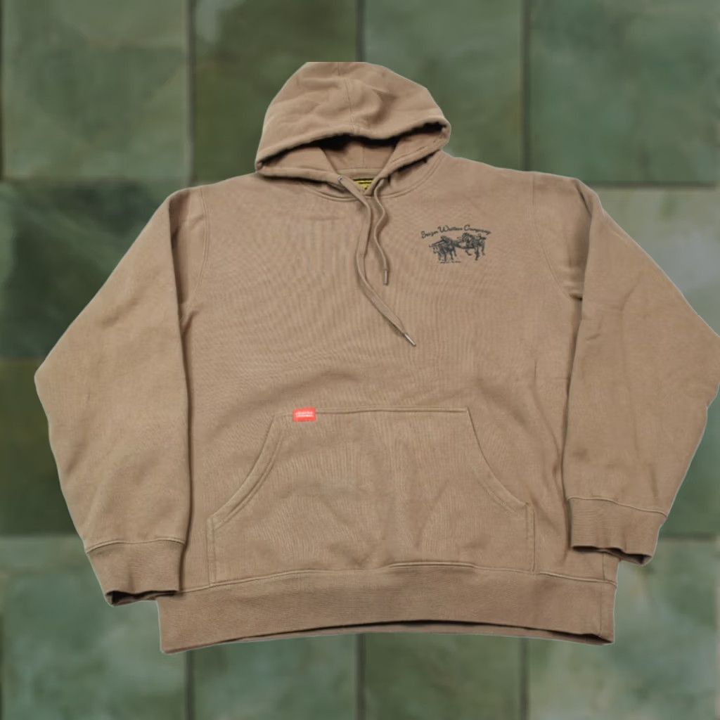 Vintage Seagar Western Company Hoodie Sweater Brown Long Sleeve Pullover XL Mens Regular Pullover Brown Western Size US XL / EU 56 / 4 - 1 Thumbnail