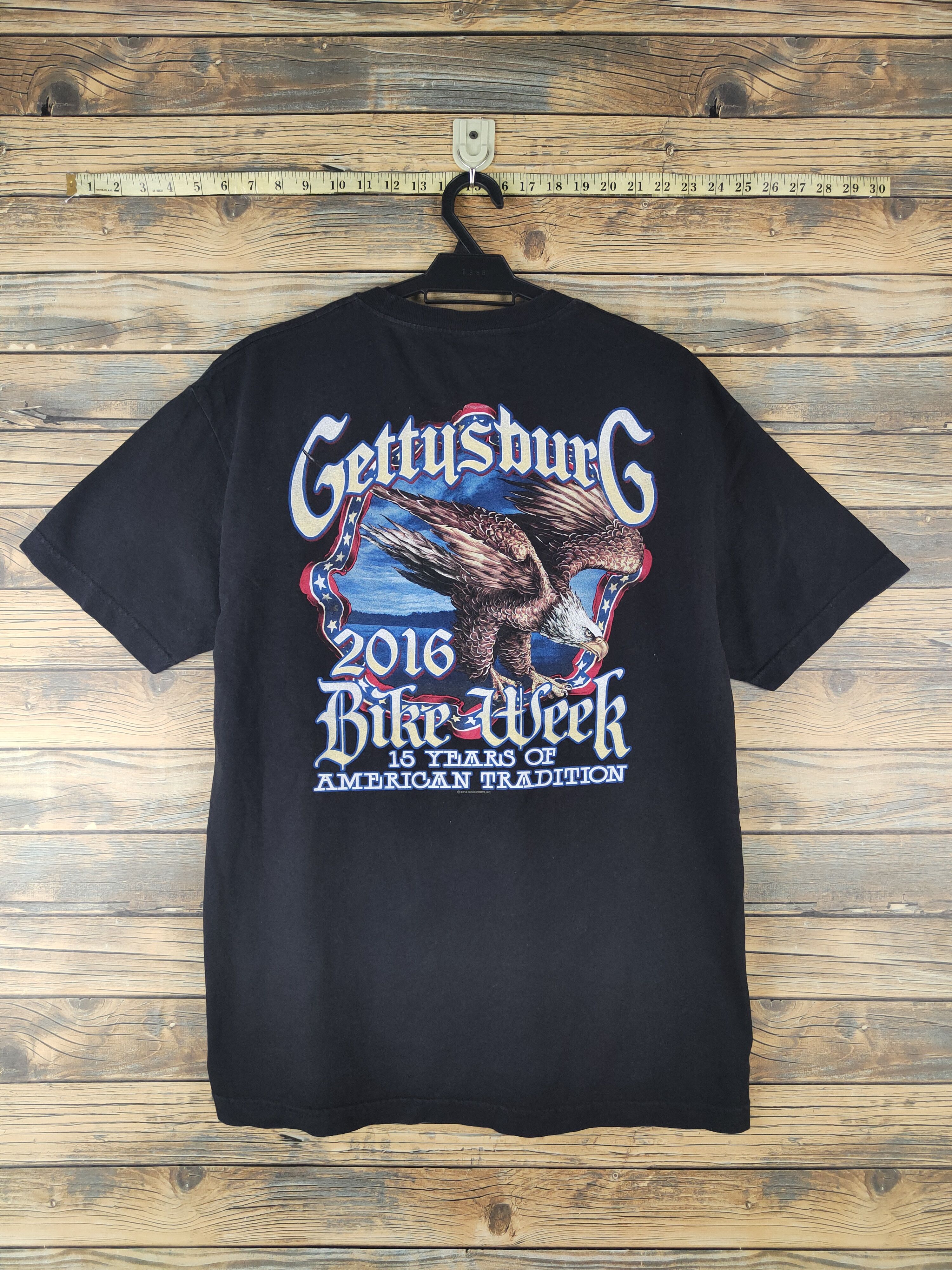 Other DL Gettysburg Bike Week Black Short Sleeve T-shirt #2138 Size US L / EU 52-54 / 3 - 9 Thumbnail