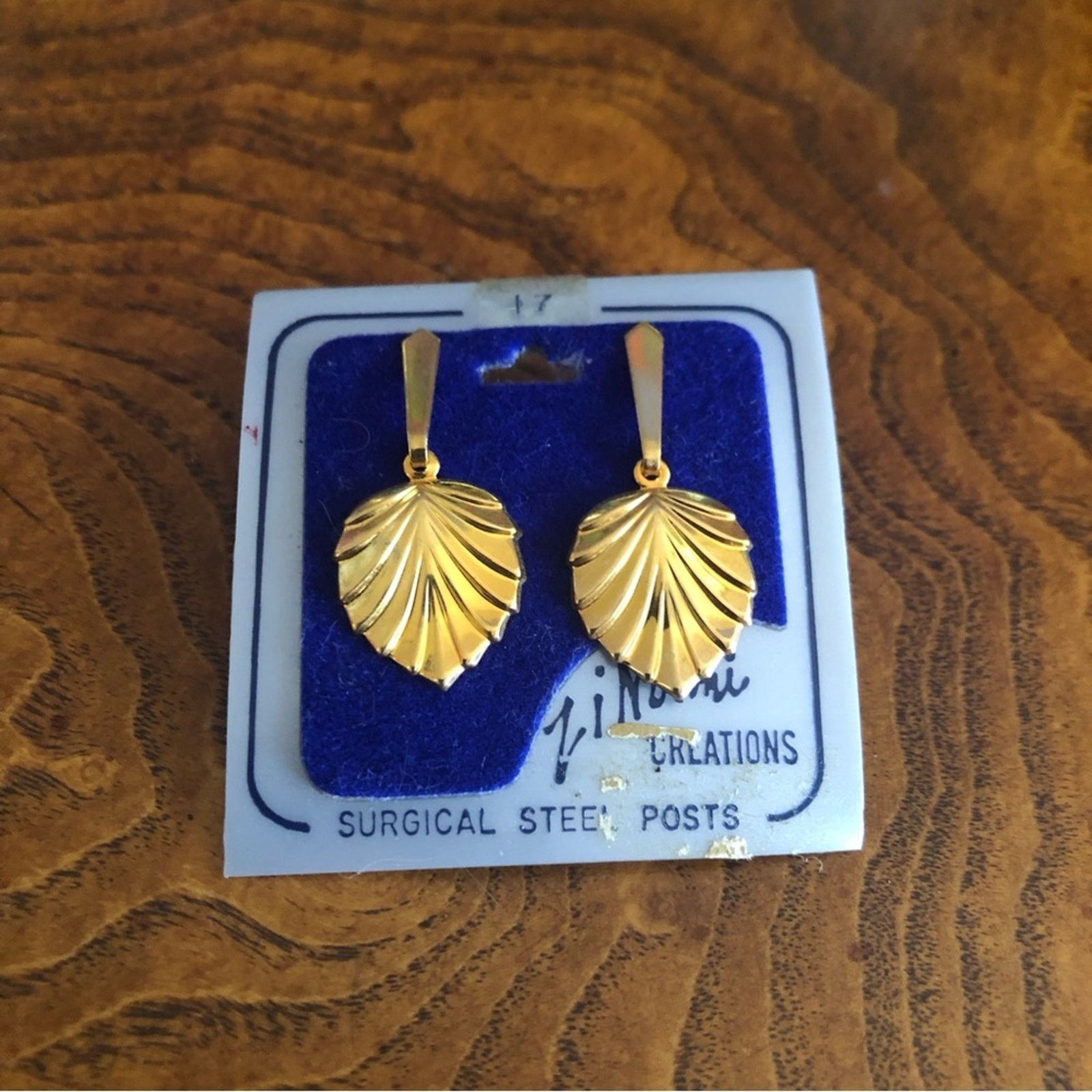 Jewelry Zininni Creations Gold Plated Dangle Leaf Pierced Earrings, Women's