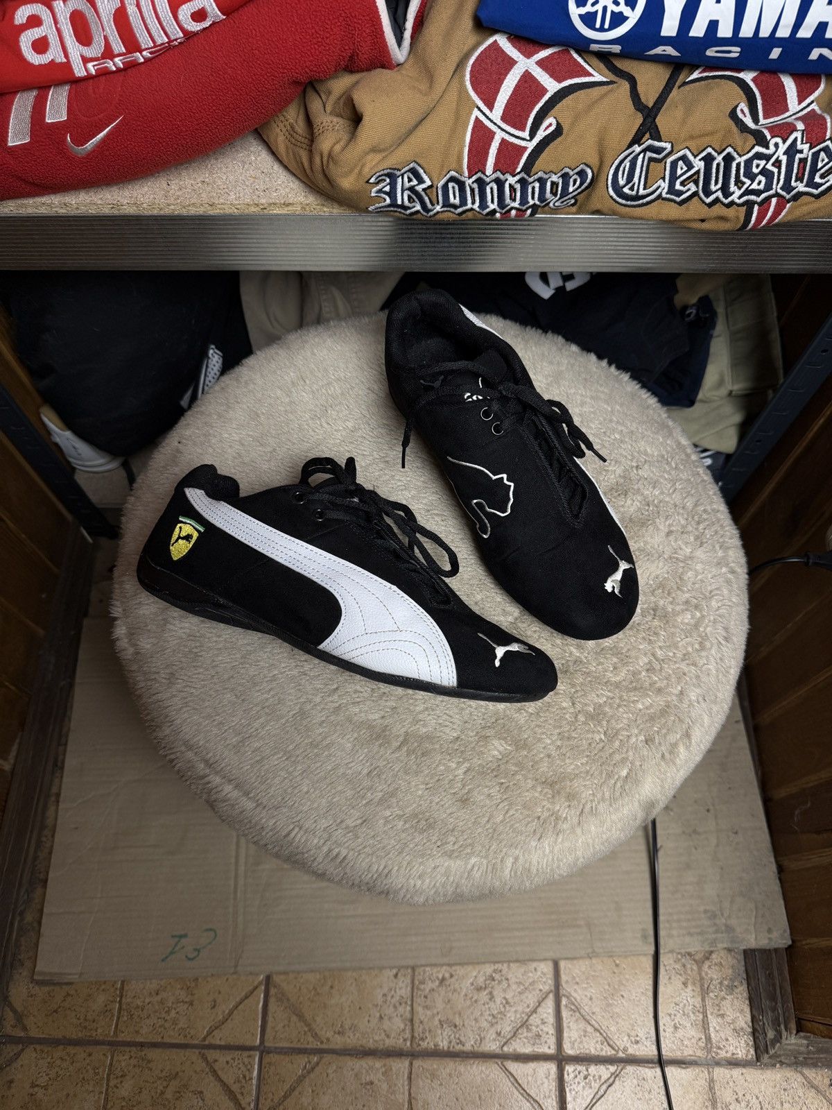 Ferrari × Puma Vintage Puma Speedcat Racing Suede Y2K Sneakers Size US 7 / EU 40 - 1 Thumbnail