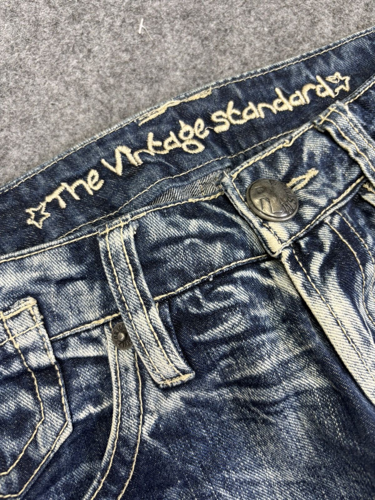 Seditionaries Very Rare Balism Crazy Wash Distressed Denim F696 Size US 32 / EU 48 - 8 Thumbnail