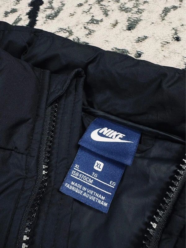 Nike Nike puffer down jacket black logo S Size S / US 4 / IT 40 - 5 Thumbnail