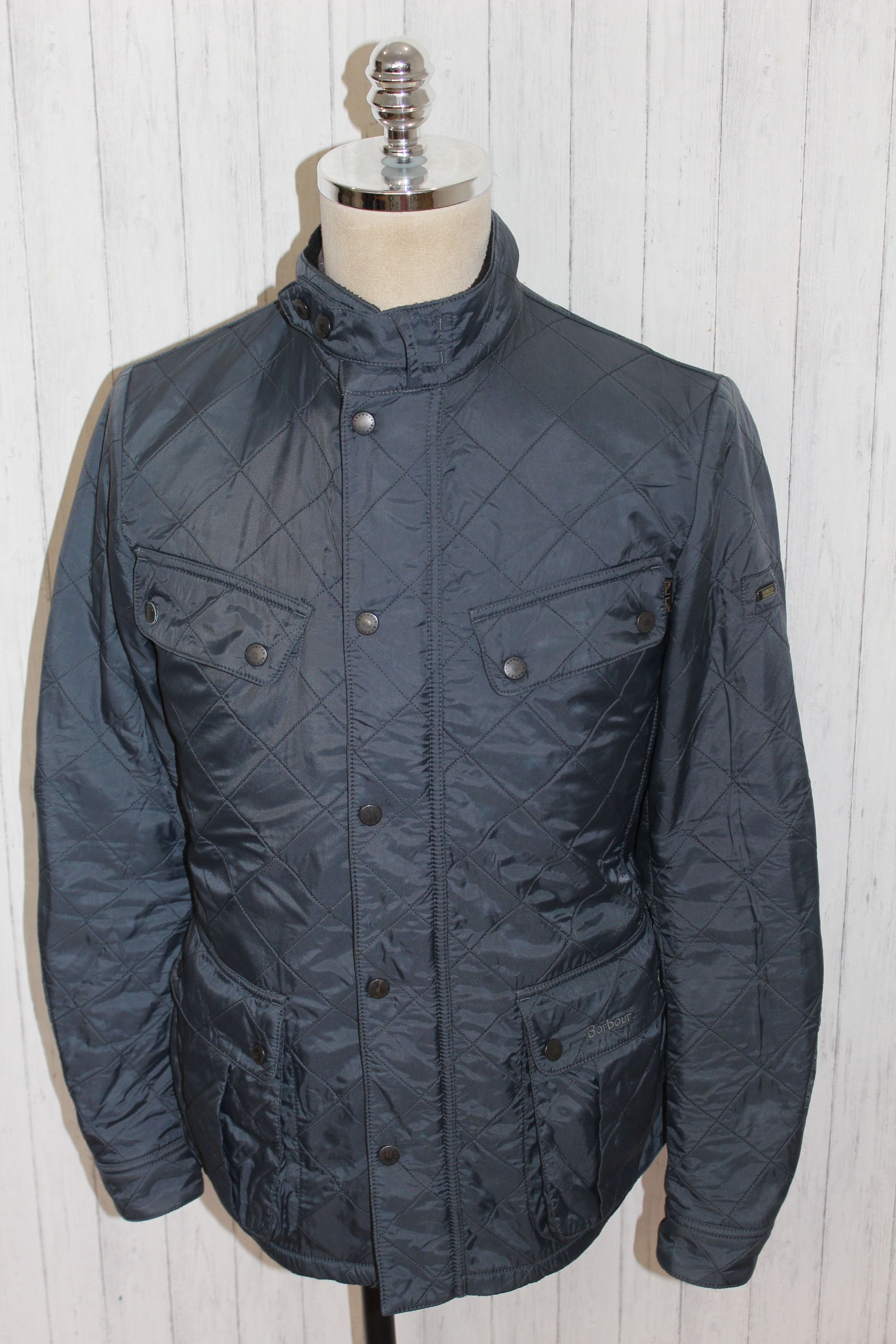 Barbour BARBOUR Blue Ariel Quilted Jacket Size M Size US M / EU 48-50 / 2 - 2 Thumbnail