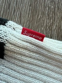 Supreme Supreme "Back Logo Sweater" (Checkerboard) Size US XL / EU 56 / 4 - 4 Thumbnail