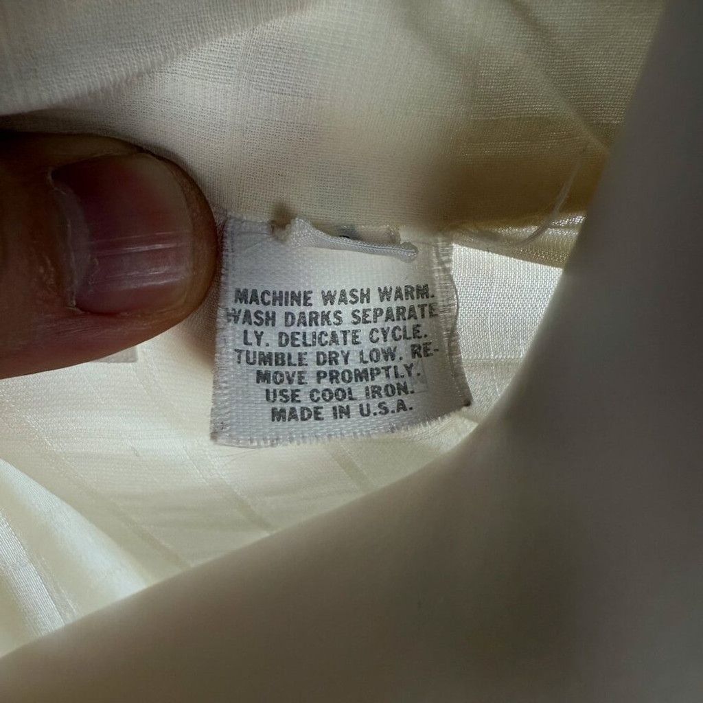 Pierre Balmain PIERRE BALMAIN Butter Cream Yellow Button Down Blouse 12 M Size XL / US 12-14 / IT 48-50 - 8 Thumbnail