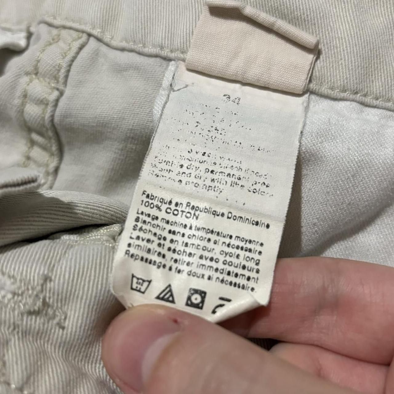 Timberland Timberland Cream Baggy Cargo Shorts Size US 34 / EU 50 - 6 Thumbnail
