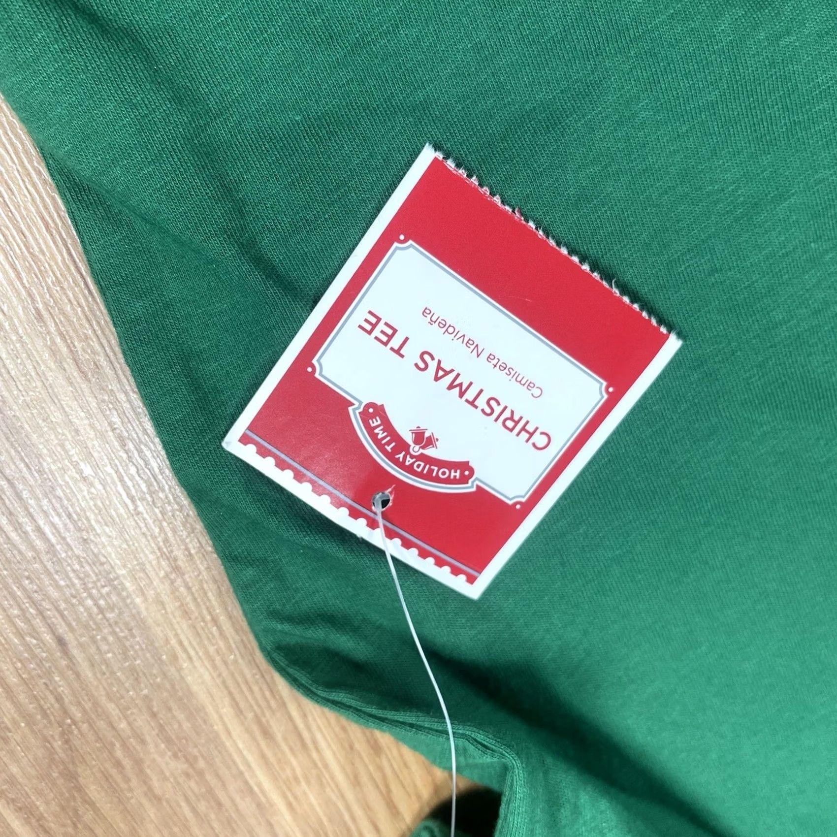 Vintage Holiday Time Shirt Womens 2XL Green Women Size 20W 22W Round Neck Short Sleeve NWT Size XXL / US 16-18 / IT 52-54 - 5 Thumbnail