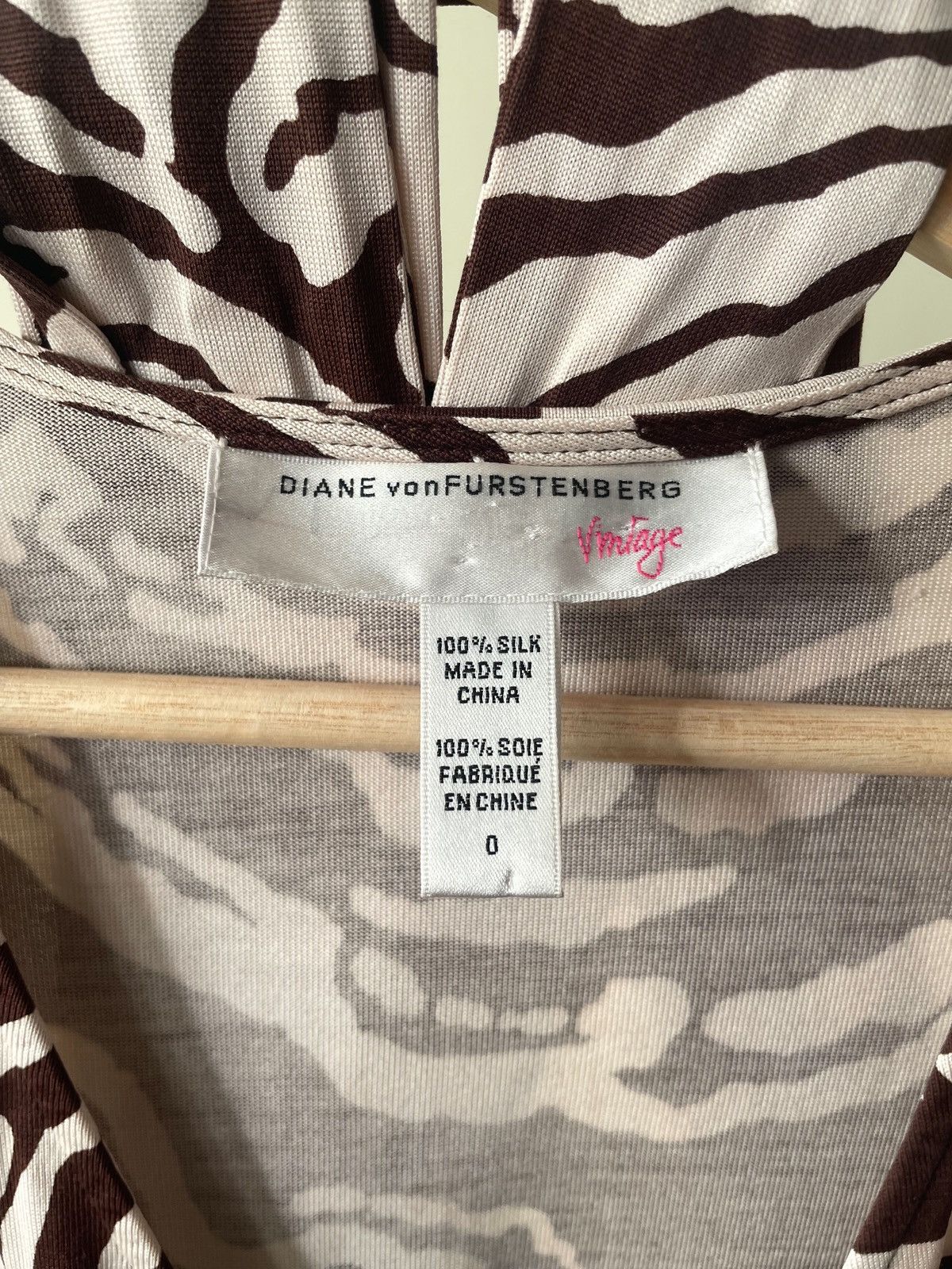 Diane von Furstenberg Vintage Diane von Fürstenberg Silk Wrap Dress Size XS / US 0-2 / IT 36-38 - 5 Thumbnail