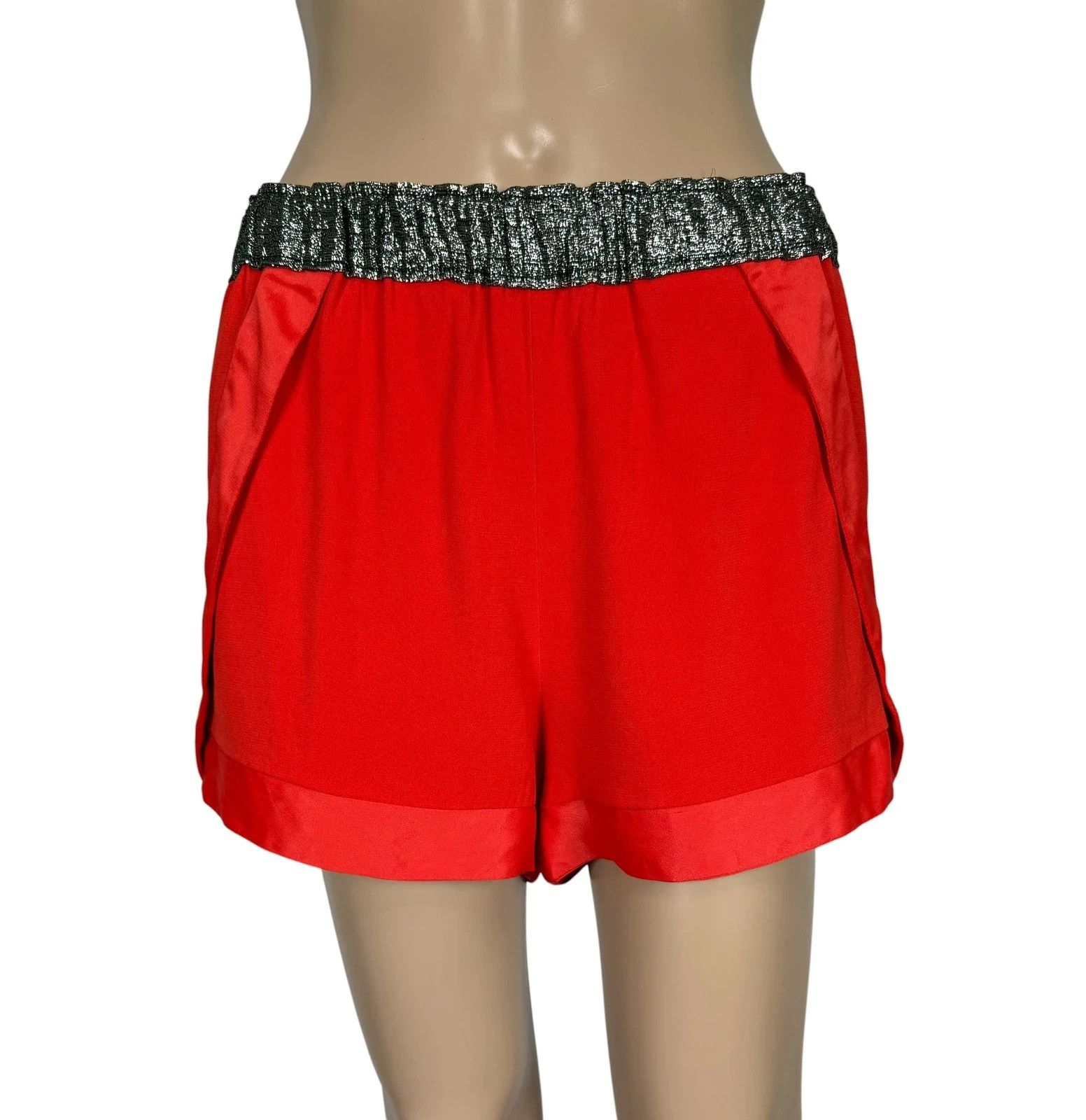 Sandro Sandro Silk Cotton Shorts size 3 Size 30" / US 8 / IT 44 - 1 Thumbnail
