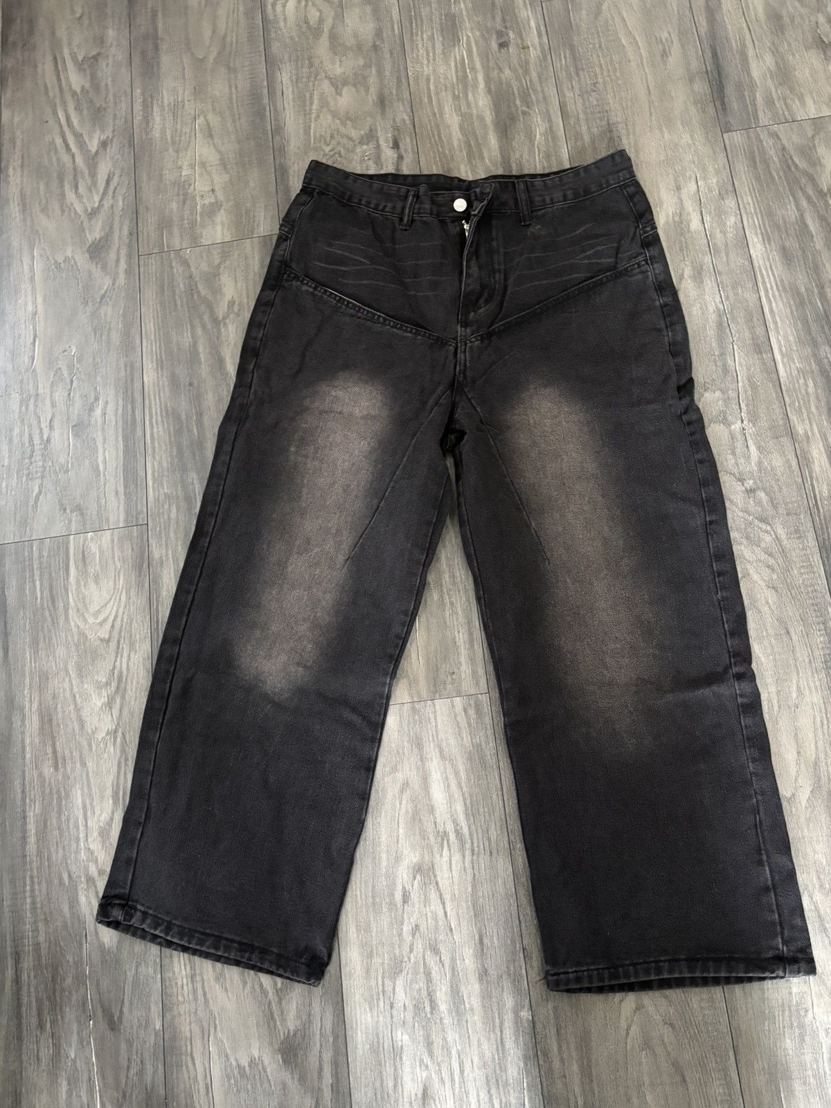Japanese Brand × Vintage black japanese denim Size US 36 / EU 52 - 1 Thumbnail