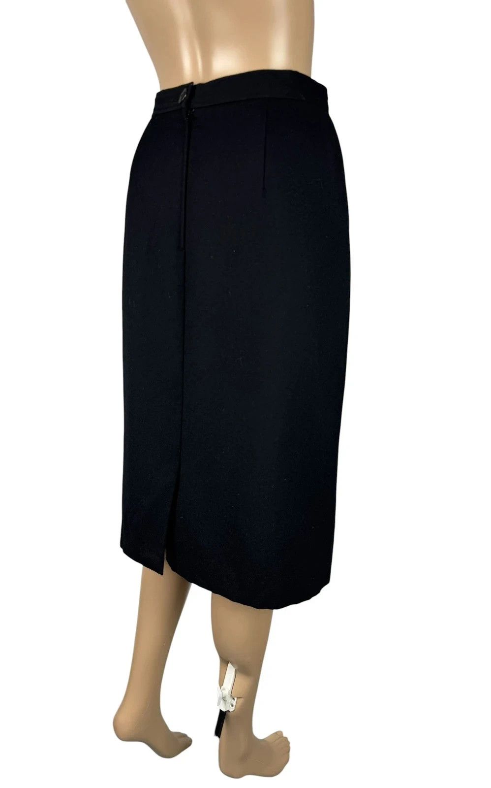 Valentino Valentino Vintage Skirt Knee-Length Wool size 16 Size 34" / US 12 / IT 48 - 9 Thumbnail