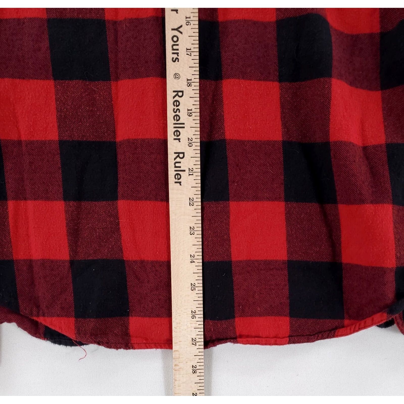 Vintage Salt Valley Buffalo Check Button Up Flannel Shirt Red Black Mens M Shirt Size US M / EU 48-50 / 2 - 6 Thumbnail