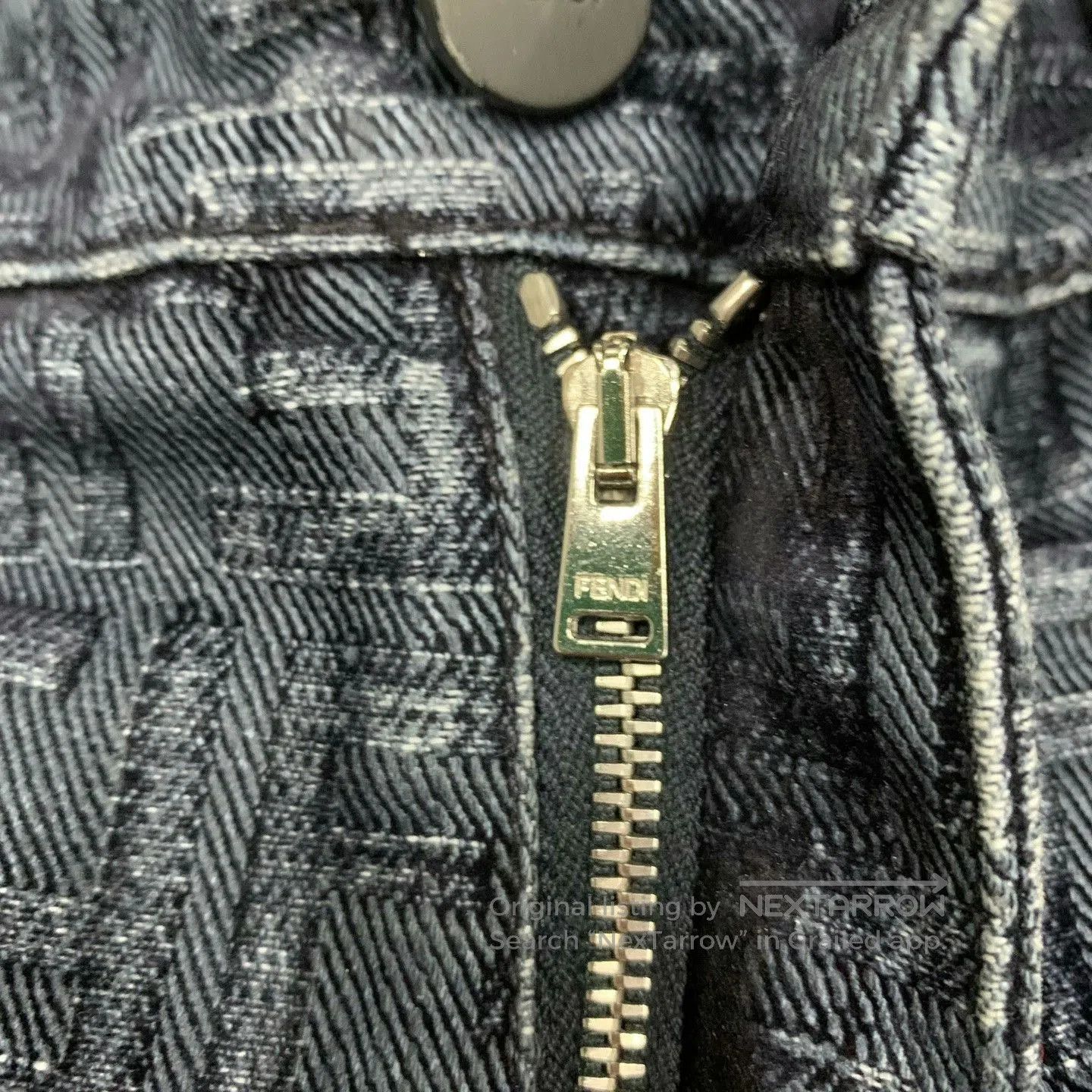 Fendi fendi blue double f print denim pants. Size US 32 / EU 48 - 9 Thumbnail
