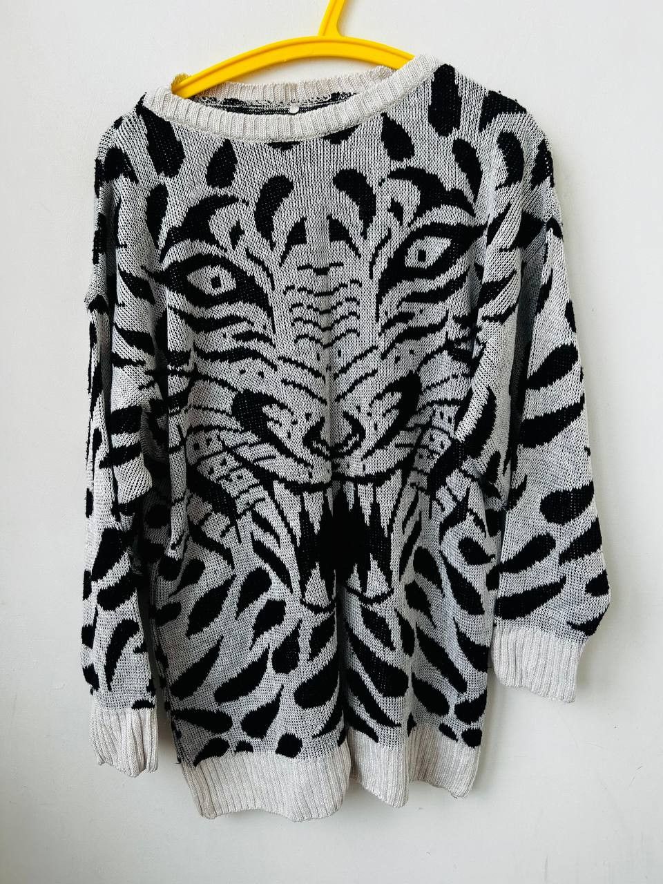 Vintage VTG Linen sweater #198 Size M / US 6-8 / IT 42-44 - 1 Thumbnail