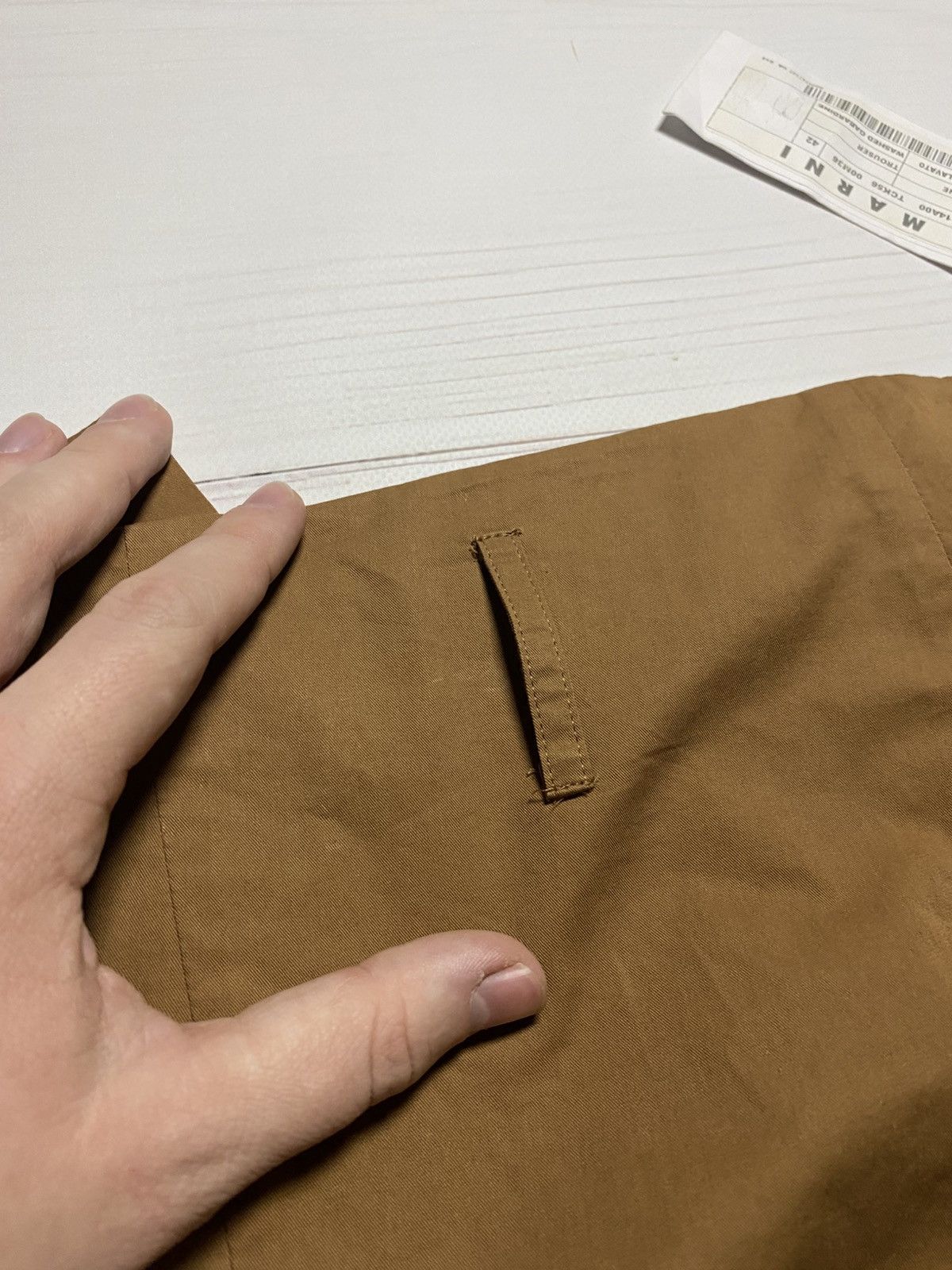 Designer × Marni Vintage Marni Commessa design rare pants Brown Size 28" / US 6 / IT 42 - 15 Thumbnail