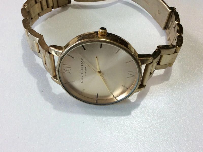 Designer Olivia gold dial stainless steel watch Size ONE SIZE - 4 Thumbnail