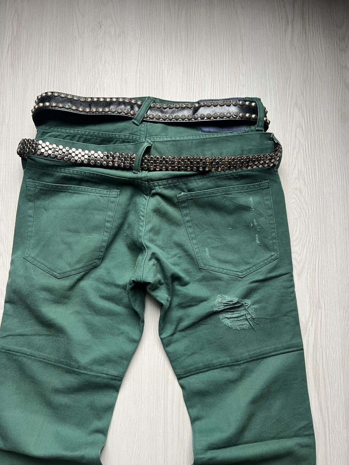 PPFM PPFM Double Waist Distressed Jeans Size US 32 / EU 48 - 4 Thumbnail