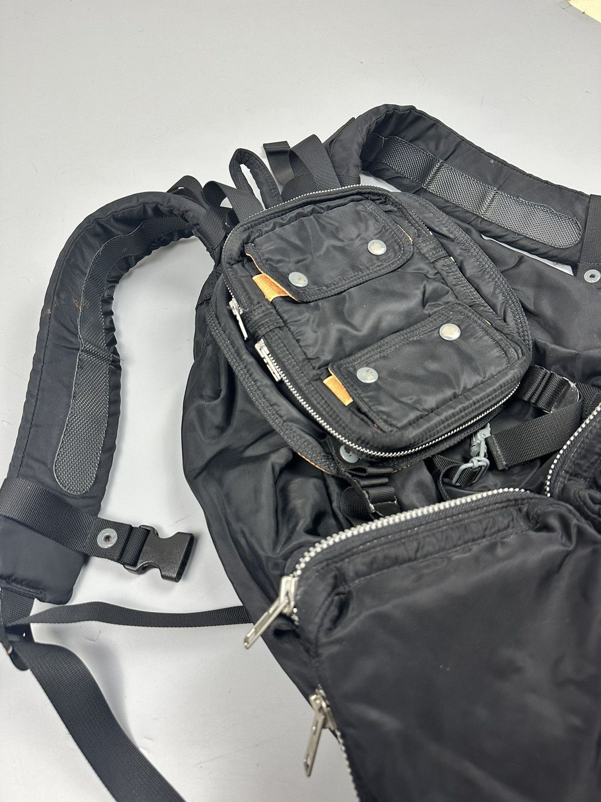 Porter 🔥Rare🔥 Vintage Porter-Yoshida & Co. Tanker Rucksack/Backpack Size ONE SIZE - 5 Thumbnail