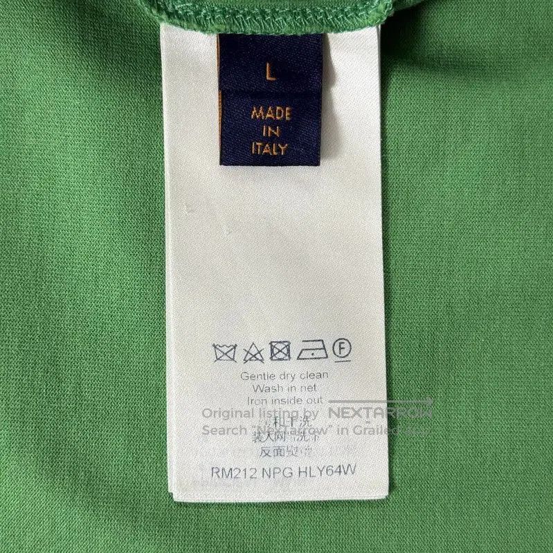 Louis Vuitton Louis Vuitton Green Cotton Men's T-Shirt . Size US L / EU 52-54 / 3 - 4 Thumbnail