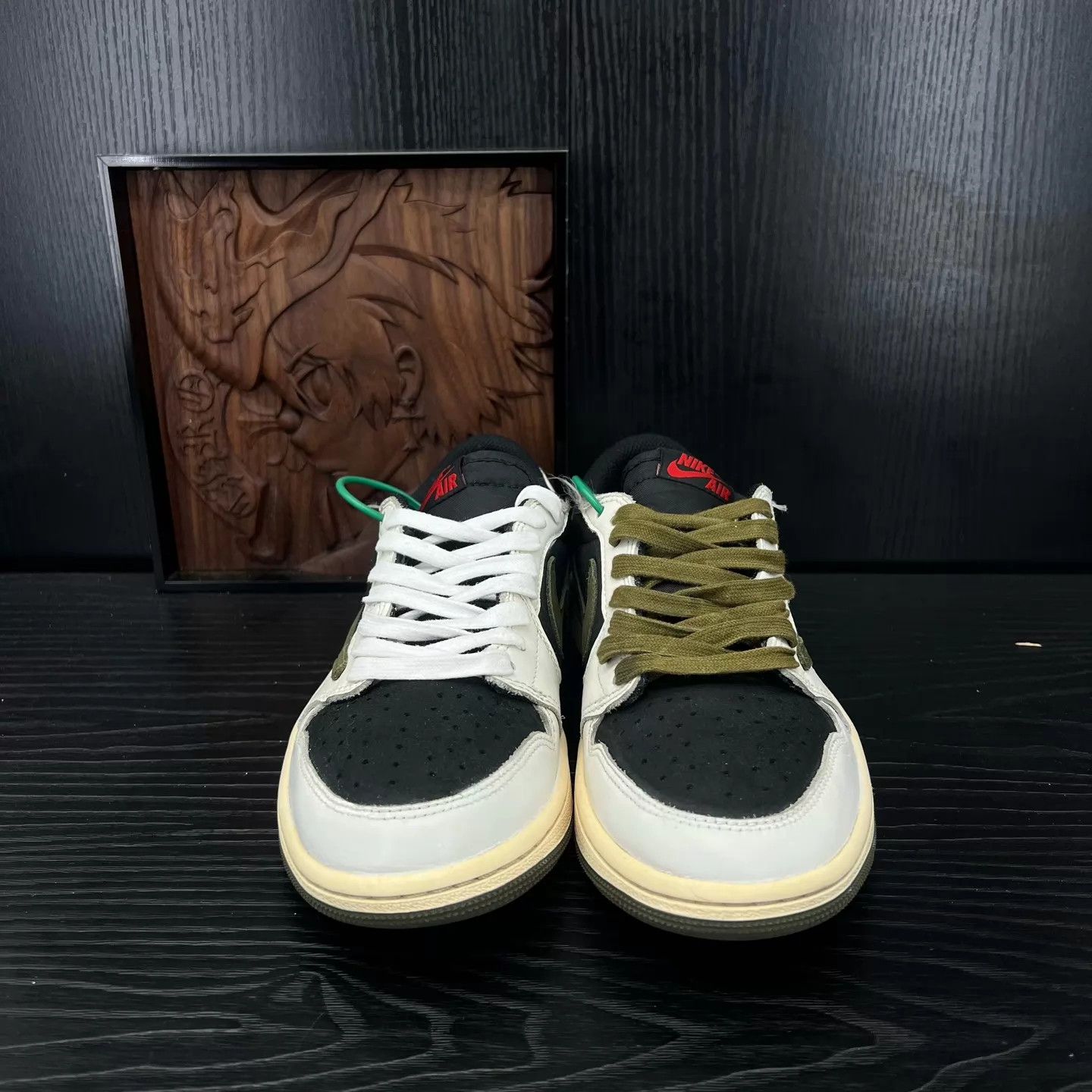 Nike AJ1 Low TS Olive Barbed Wire 5.0 40.5 with box Size US 7.5 / EU 40-41 - 4 Thumbnail
