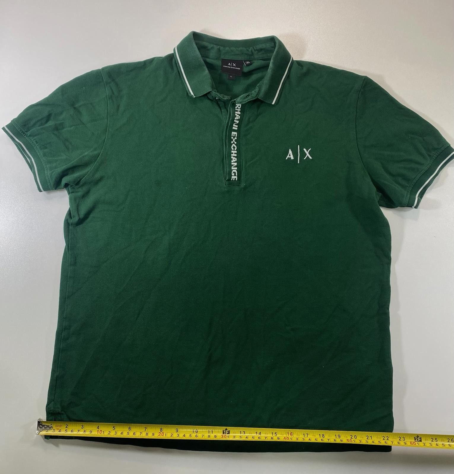 Armani Exchange Armani Exchange Green Polo Shirt Size L Size US L / EU 52-54 / 3 - 6 Thumbnail