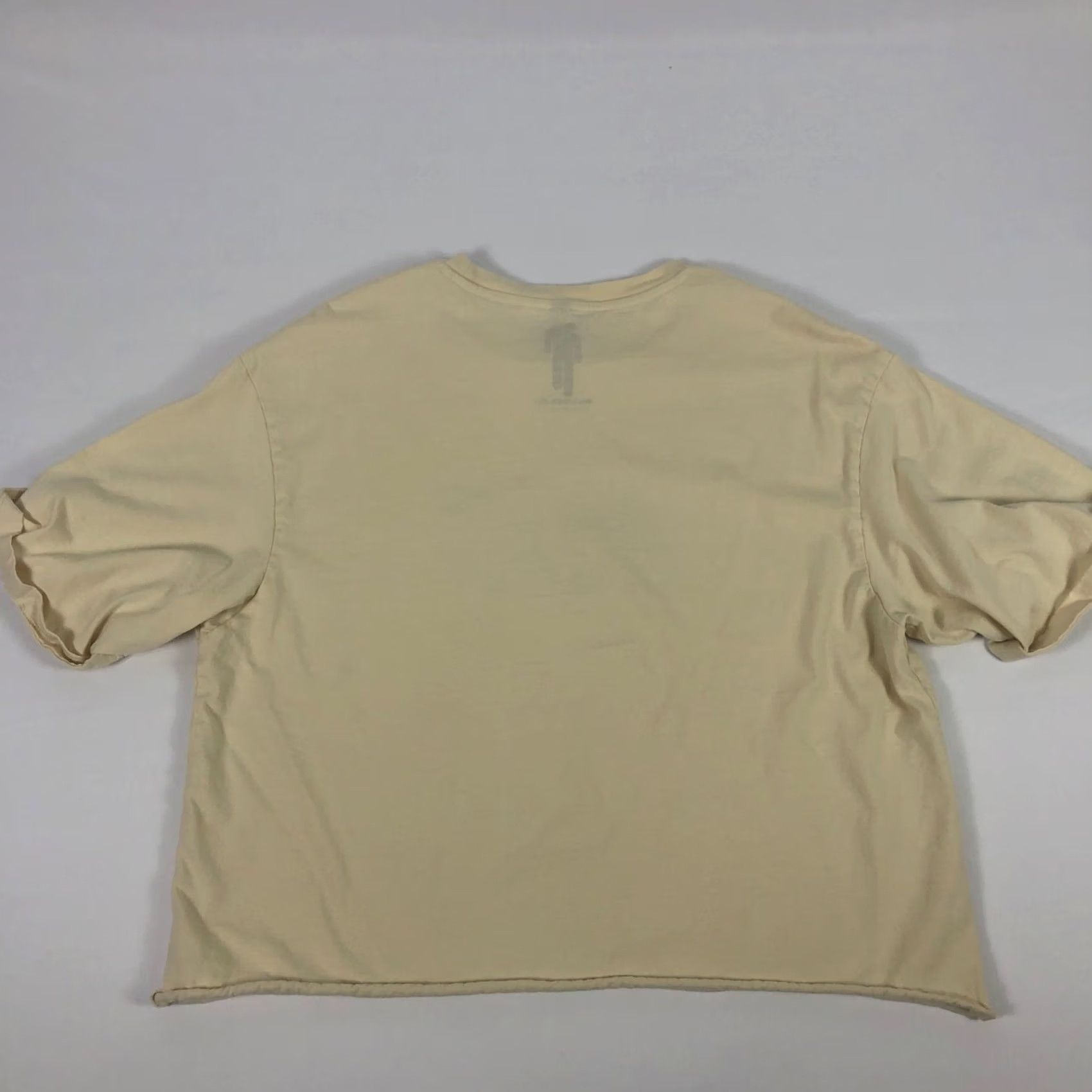 H&M Billie Eilish x H&M Neutrals Boxy Tan Crop T-Shirt Size S Womens T-Shirt Brown Short Sleeve Crop Top 20 in Chest 20 in Length Size S / US 4 / IT 40 - 2 Thumbnail