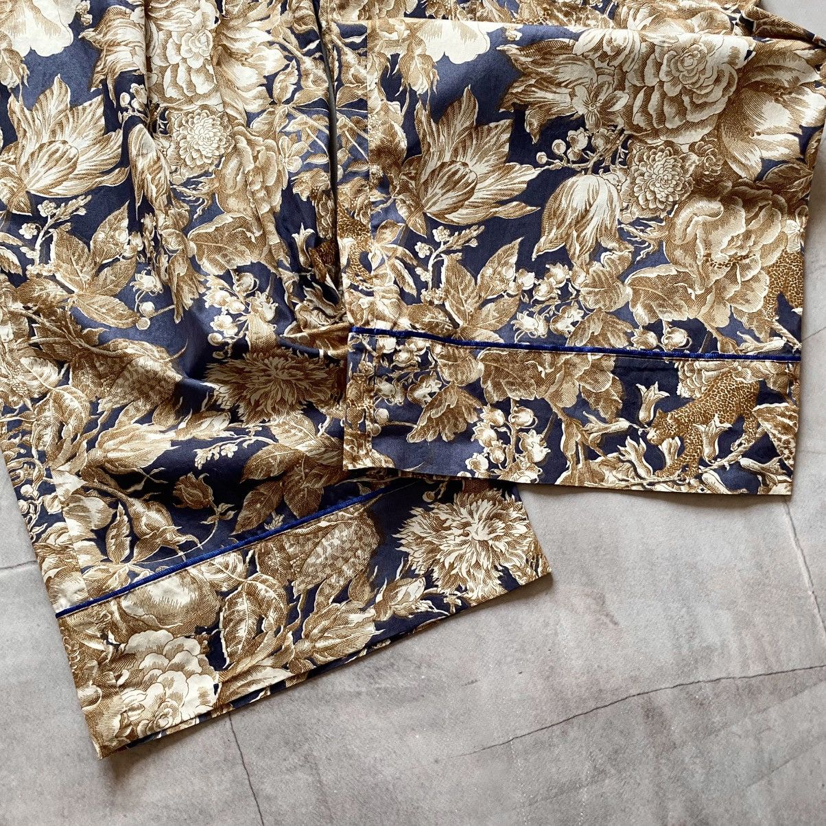 Weekend Max Mara Weekend Max Mara Wide Light Flowers Pants Size 33" - 2 Thumbnail