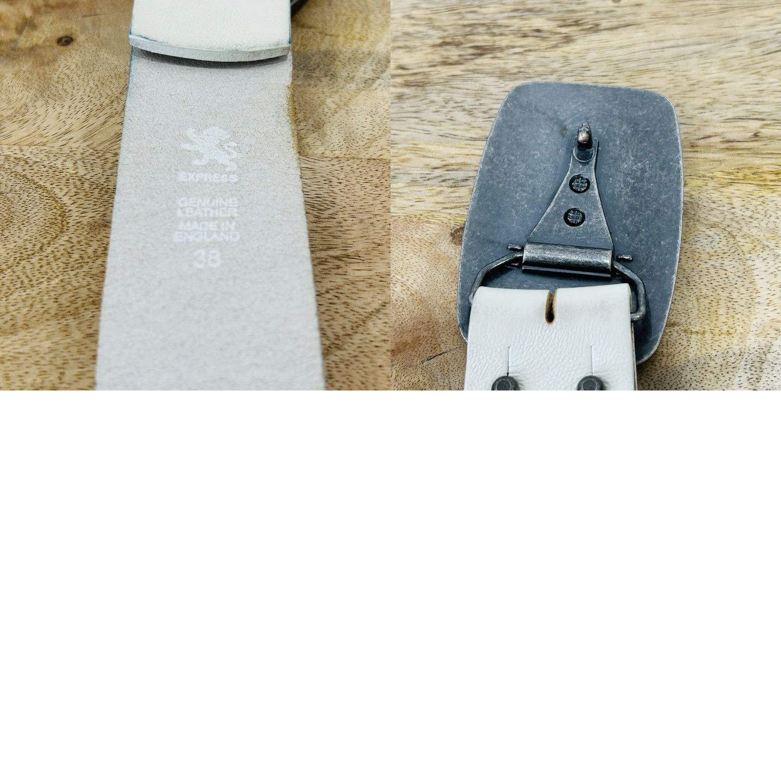 Express genuine leather vintage belt Original Price:$56.00 Vintage 90s Express Compagnie... | Depop main image 2