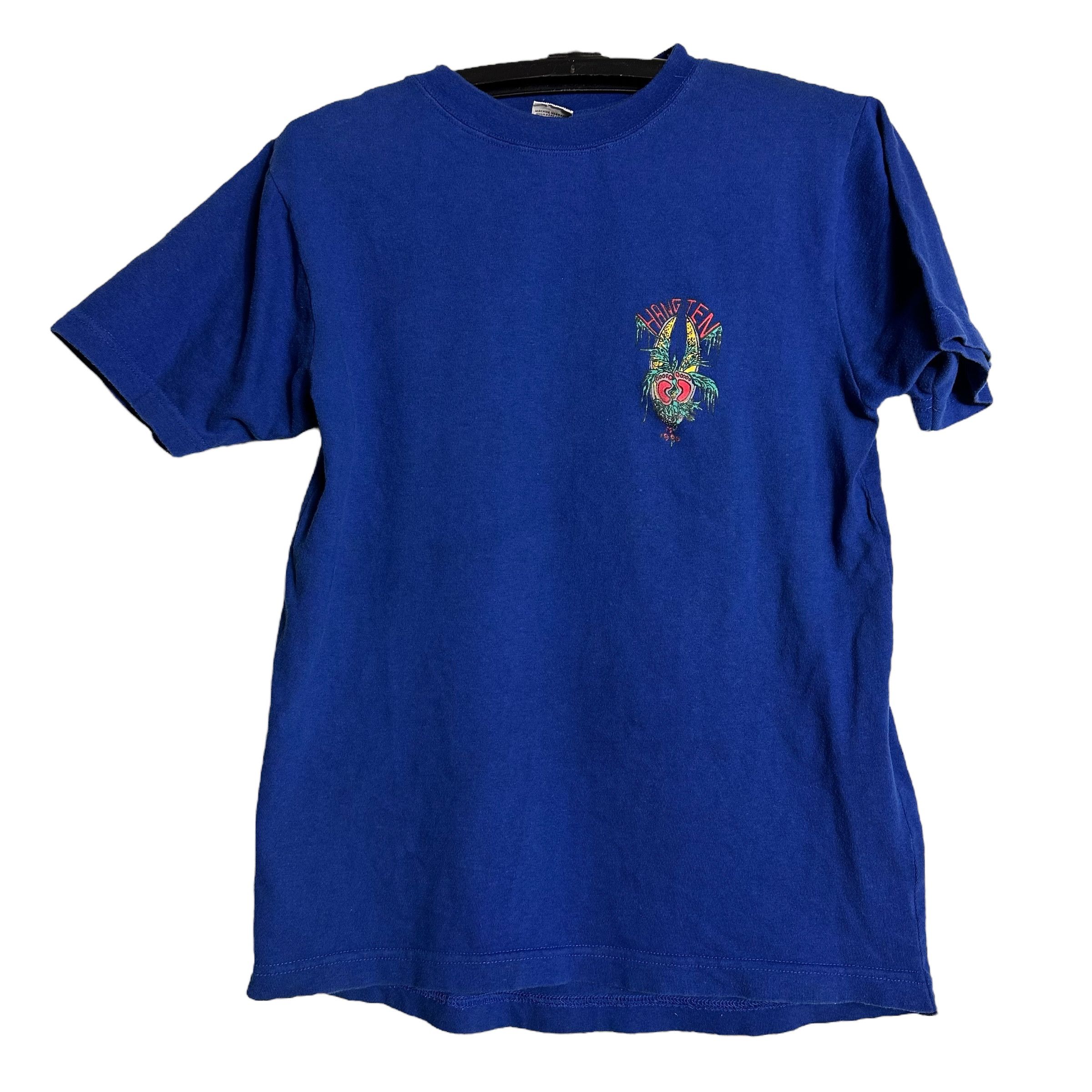 Hang Ten 🔥RARE🔥Vintage Hang Ten Surf Spell Out T-shirt Size US L / EU 52-54 / 3 - 2 Thumbnail