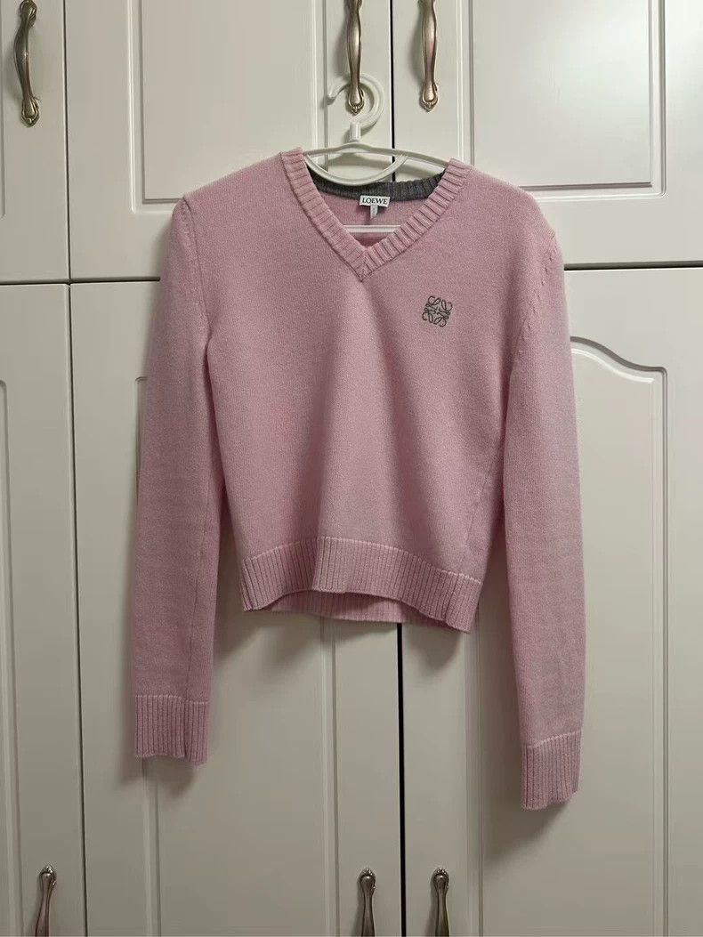 Loewe LOEWE Embroidered logo wool sweater Size XS / US 0-2 / IT 36-38 - 1 Thumbnail