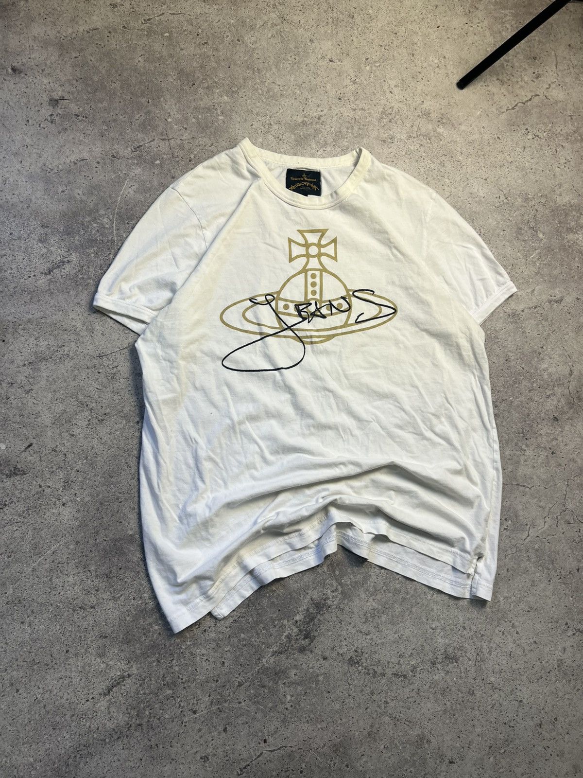 Vivienne Westwood Vintage Vivienne Westwood big logo t-shirt Size US XL / EU 56 / 4 - 2 Thumbnail