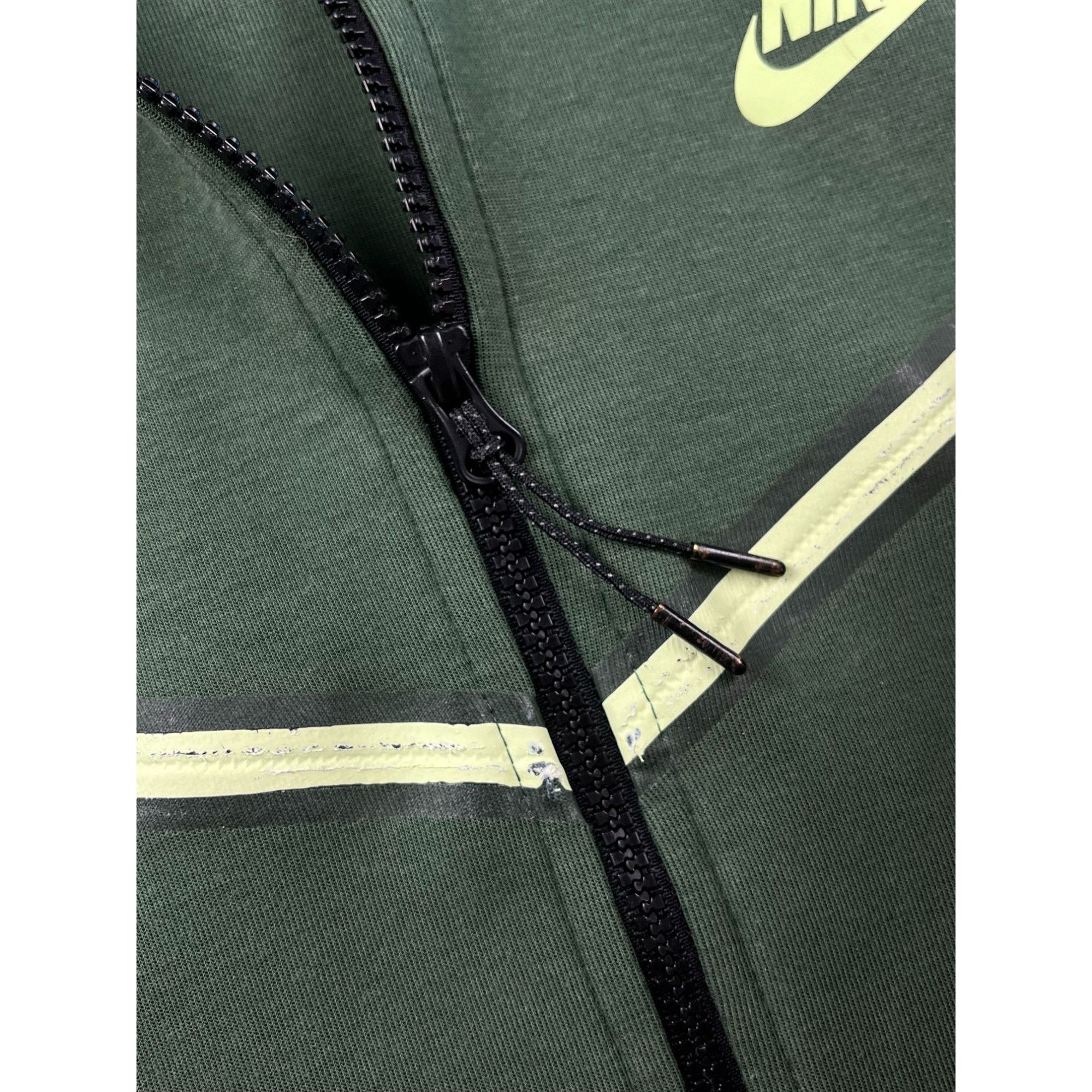 Nike Nike Tech Fleece Full-Zip Hoodie Green Size US M / EU 48-50 / 2 - 6 Thumbnail