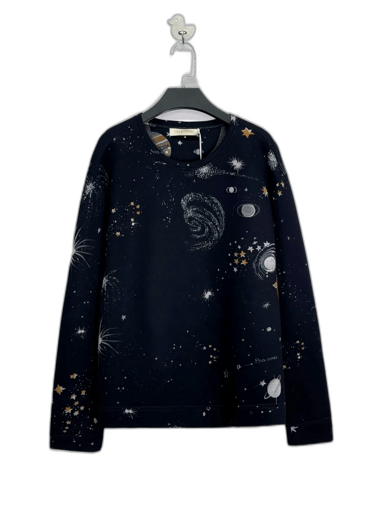 Valentino Valentino Galaxy Print Sweatshirt-yf Size US L / EU 52-54 / 3 - 1 Thumbnail