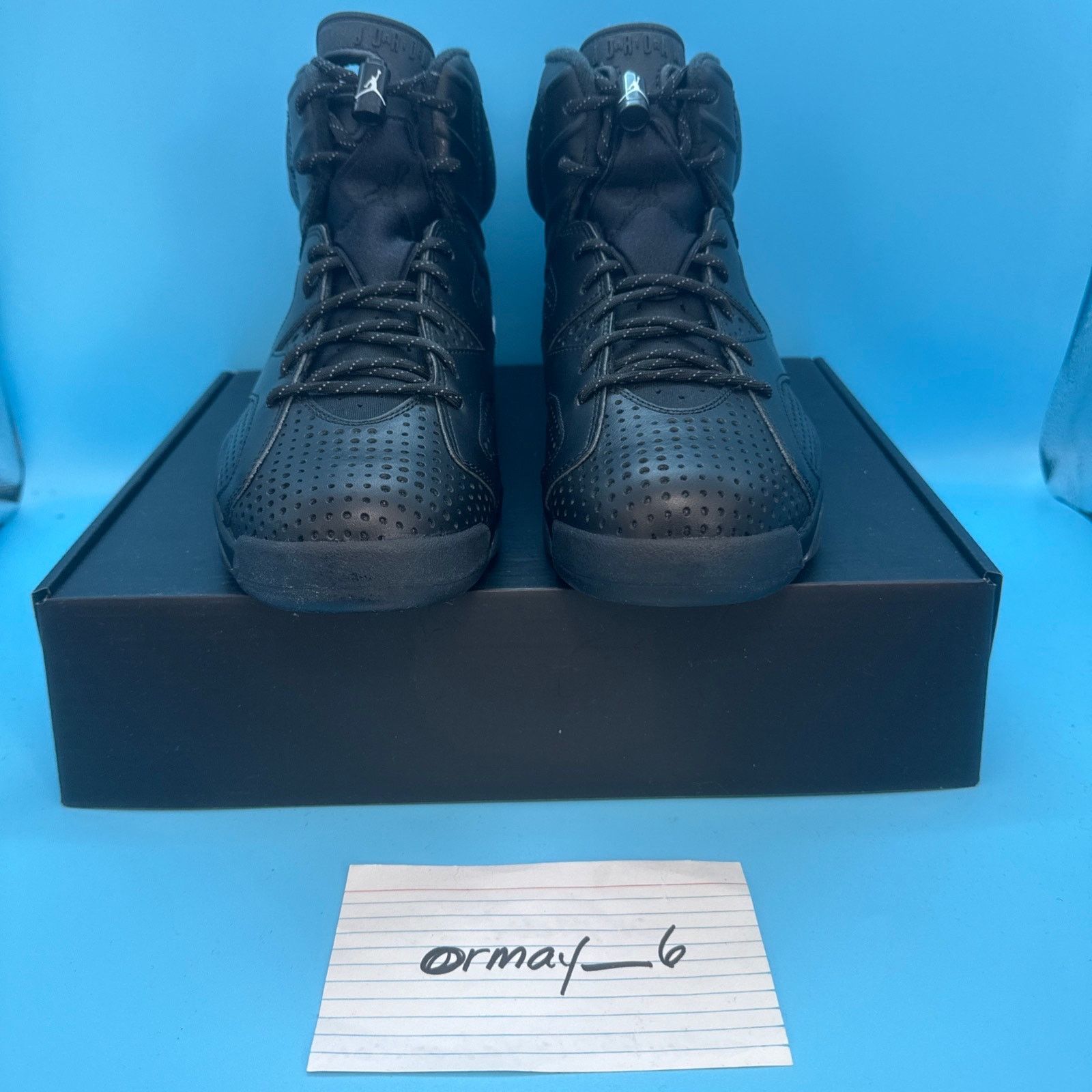 Jordan Brand Jordan 6 Retro "Black Cat" 2016 m8.5 w10 Size US 8.5 / EU 41-42 - 4 Thumbnail