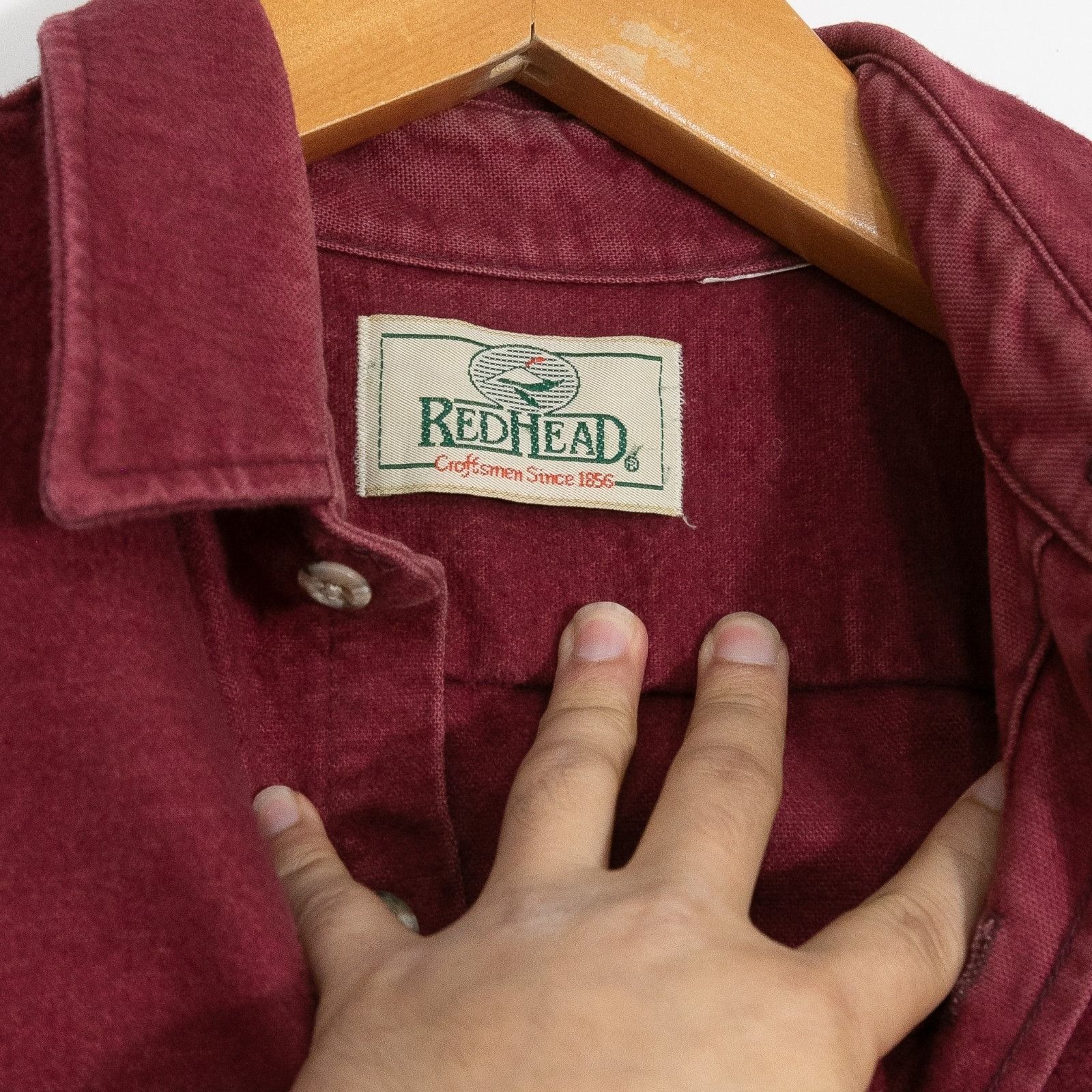 Redhead Vintage 90s Red Head Chamois Button Up Shirt Mens XL Outdoor Size US XL / EU 56 / 4 - 3 Thumbnail