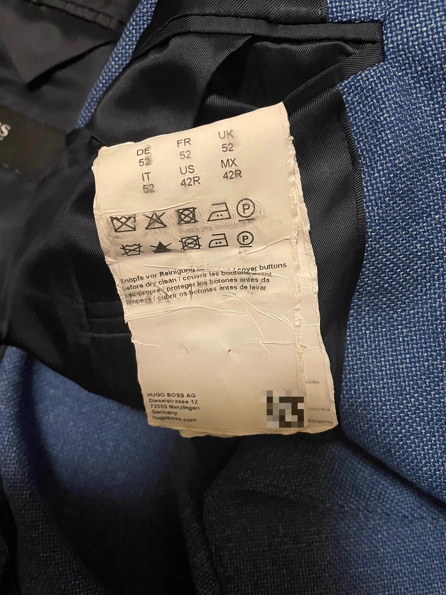Hugo Boss Hugo Boss wool suit jacket Q4 Size 50R - 6 Thumbnail