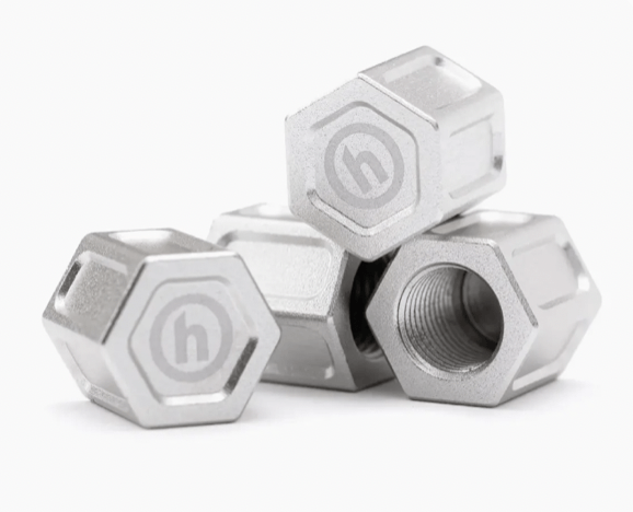 HIDDEN Hidden NY Valve Cap- Silver Size ONE SIZE - 1 Thumbnail