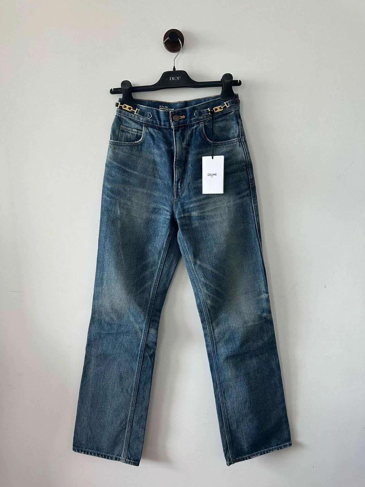 Celine CELINE New Jane Triomphe Jeans 26 (New/Unworn) Size 26" / US 2 / IT 38 - 1 Thumbnail