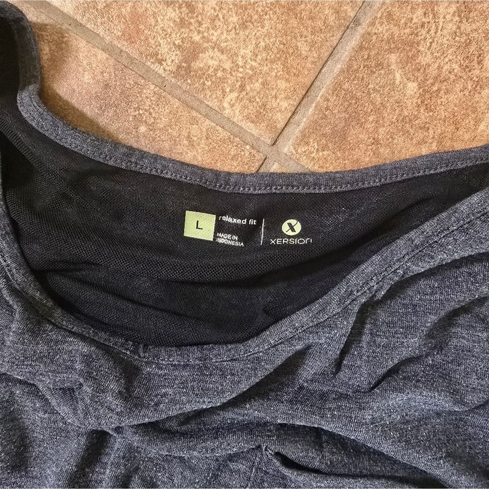 Other Dark Grey Xersion Back Flap Short Sleeve Size L / US 10 / IT 46 - 3 Thumbnail