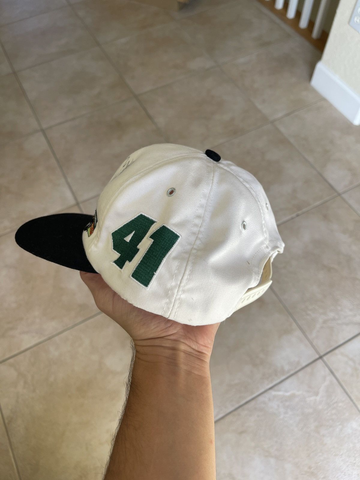 NASCAR Ricky Craven SIGNED #41 Kodiak Nascar Hat NWT VTG 90s USA Size ONE SIZE - 2 Thumbnail