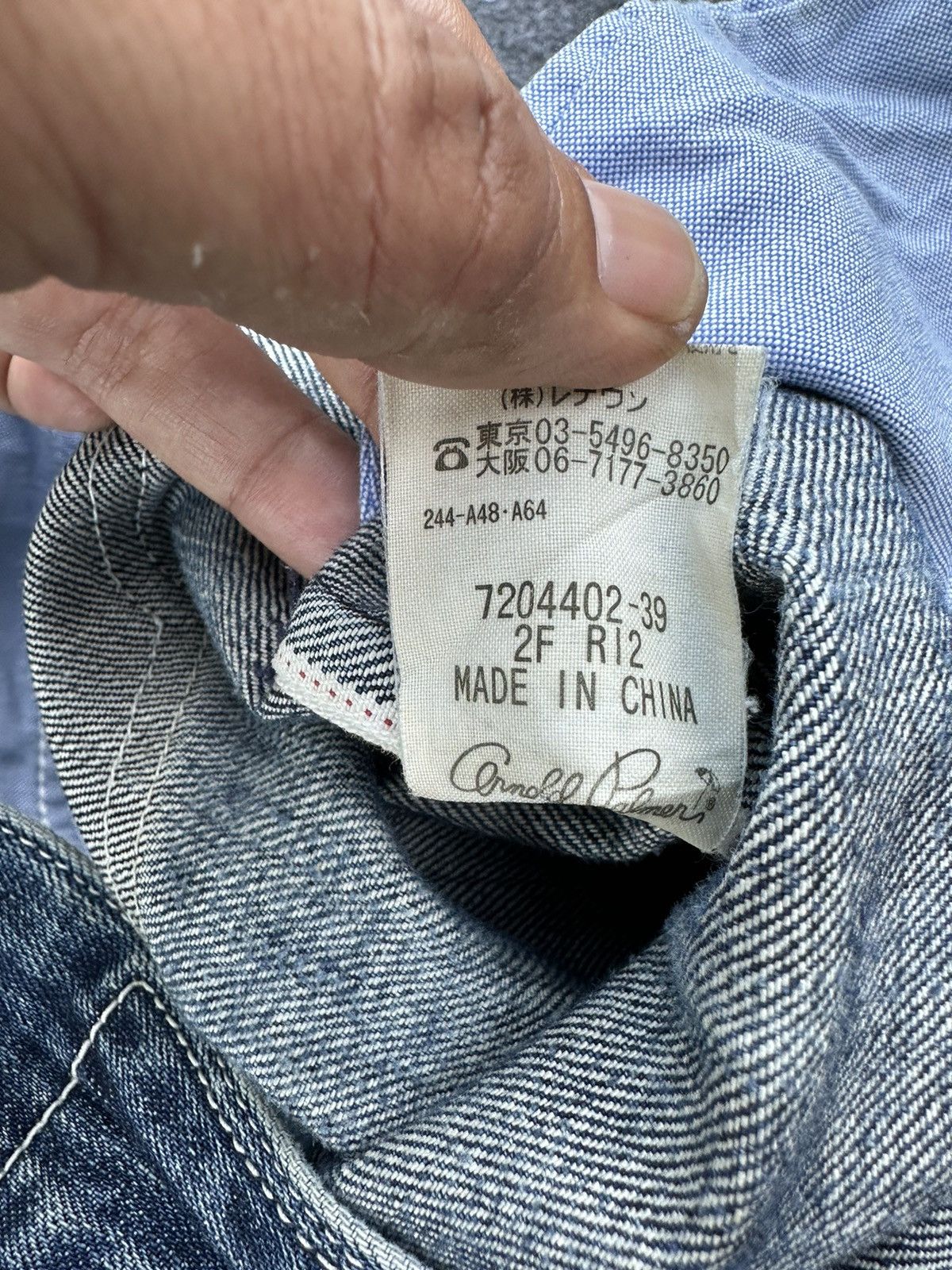 Beauty Beast × Designer × Vintage Vintage arrnold palmer selvedge faded washed denim D46 Size US 30 / EU 46 - 18 Thumbnail