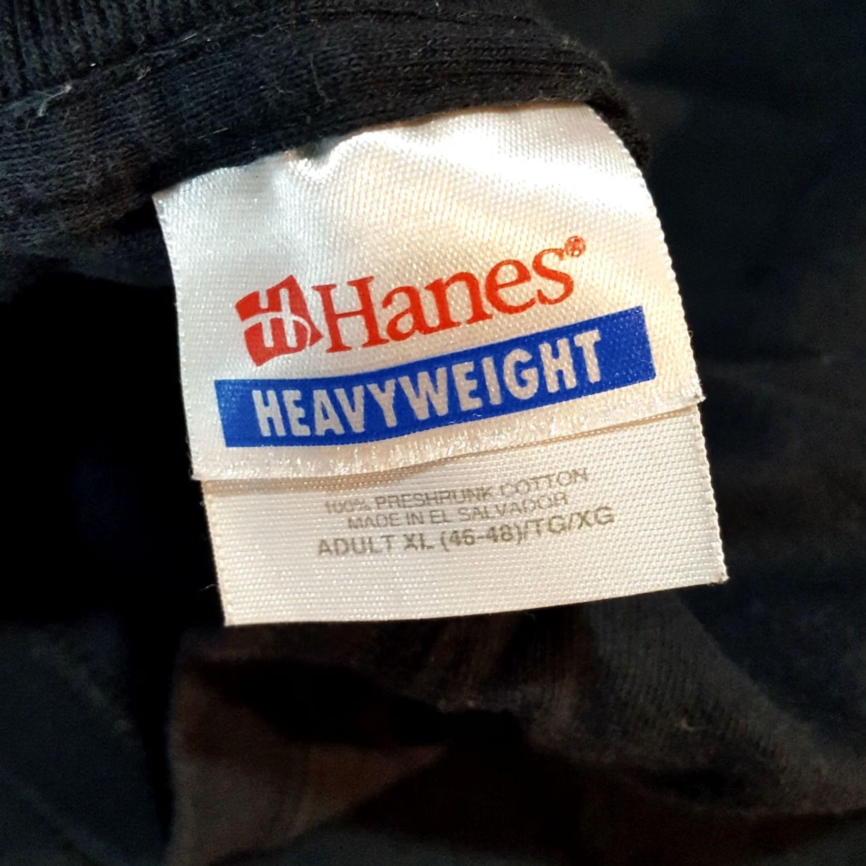 Hanes VINTAGE Hanes T-Shirt Bull Terrier Love Dog Loounch XL Black Distressed Graphic Print Men Size XL 90s Y2K Animals Retro Shirt Size US XL / EU 56 / 4 - 6 Thumbnail